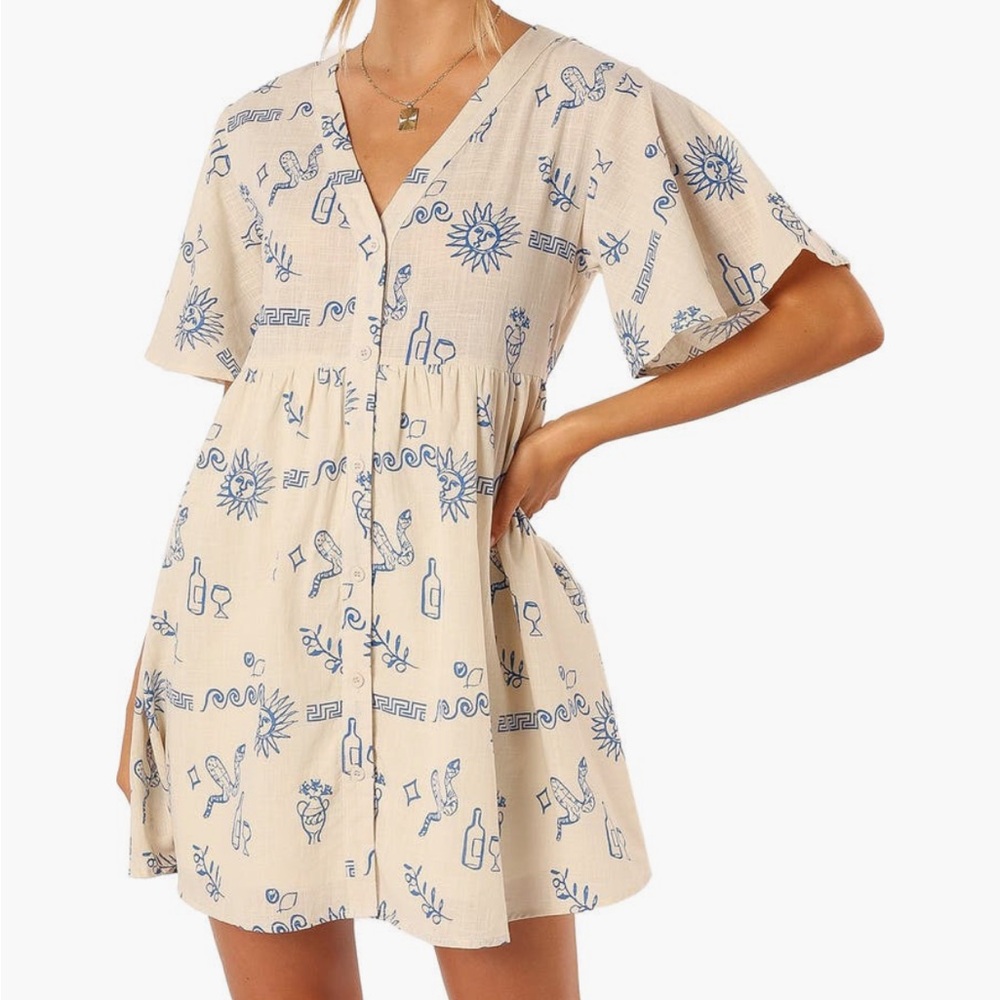 Petal & Pup Elias Print Minidress